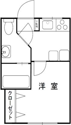 カーサ・クロカワ 203号室 間取り