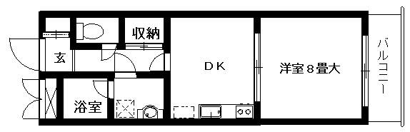 コートＫ＆Ｔ 502号室 間取り