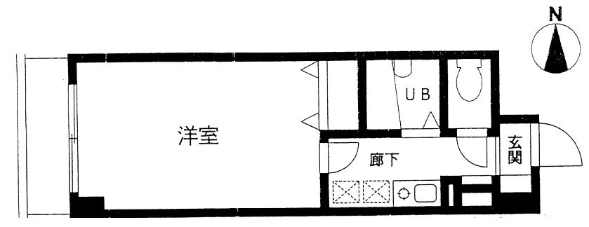 リバービューハイツⅢ 803号室 間取り