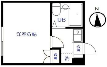 スカイコート武蔵小杉第五 間取り図