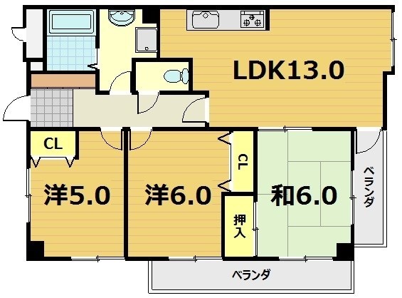 東京都品川区戸越２丁目 間取り