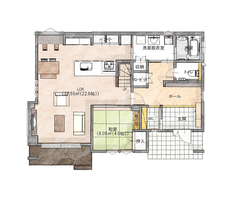 テスト川島マンション 間取り