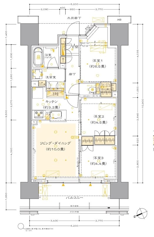 ザ・パークハウスひばりが丘 間取り