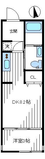 K　FLAT 間取り