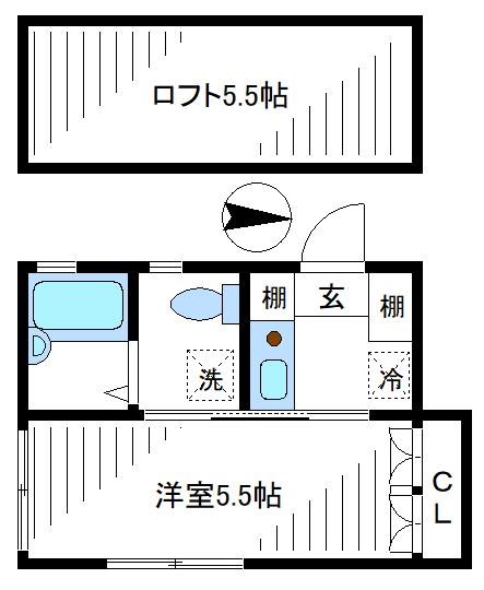 villa花水木 間取り