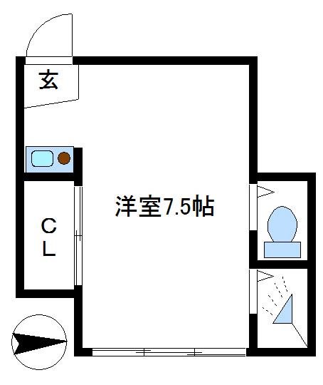 北野方荘 間取り