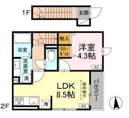 グラナーデ大和町 間取り