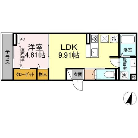 エクセリア若宮 間取り