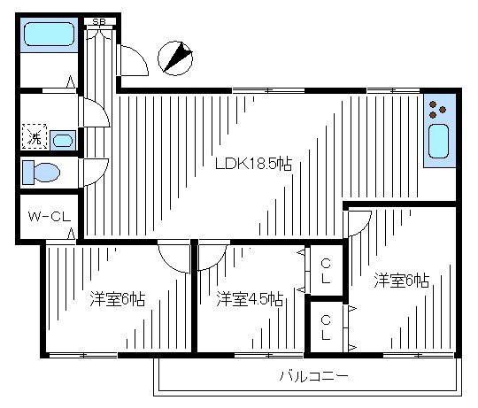 BTHouseKamitakada 間取り
