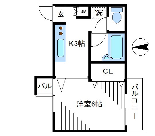 プラダK2 間取り