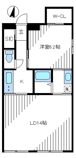 クレスト東中野 間取り