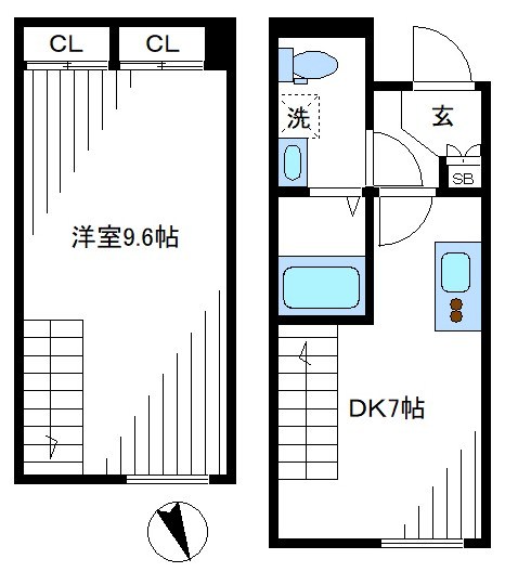 クレスト北新宿 B棟 間取り