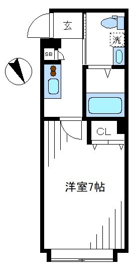 クレスト神楽坂 間取り