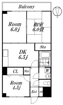 メルベーユ 間取り図