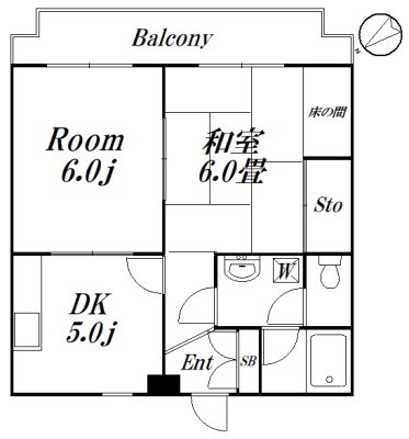 ロジェ高井戸　壱番館 間取り図