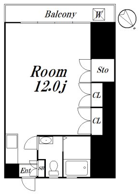 第４野村ビル 1003　募集終了号室 間取り