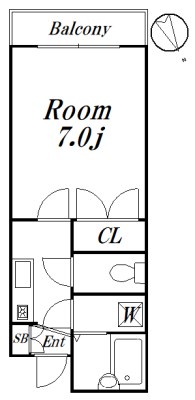 ロジェ高井戸　弐番館 間取り図