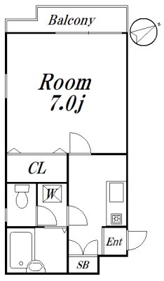 ロジェ高井戸　壱番館 間取り図