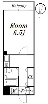 今川ミッドガーデンコーポ４ 203　募集終了号室 間取り