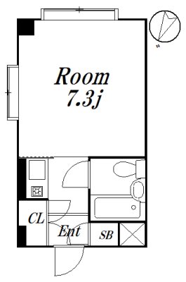シャルム初台 310　募集終了号室 間取り