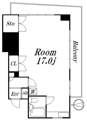 第５野村ビル 405　募集終了号室 間取り
