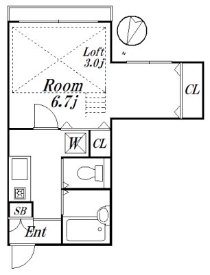 セレーネハイツ 間取り図