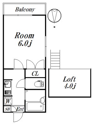 ブルーベル上井草 301号室 間取り