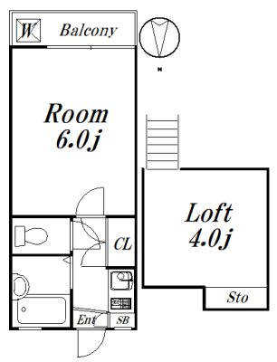 今川ミッドガーデンコーポ６ 207　募集終了号室 間取り
