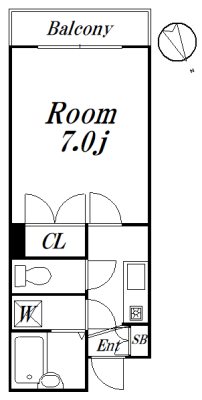 ロジェ高井戸　弐番館 間取り図