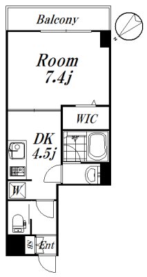 大裕ビル 402　募集終了号室 間取り