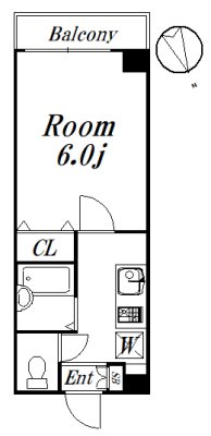 ブルーベル西荻 301　申込み有号室 間取り
