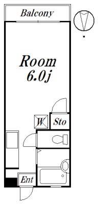 ハイツカレン 間取り図