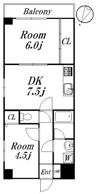 メルベーユ 間取り図