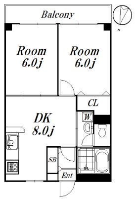 第２小美野マンション 205 募集終了号室 杉並区上井草[マンション 2階 2DK 9.5万円] |  杉並区、中野区の賃貸マンション・賃貸アパート・賃貸情報は「リビング・ラボ荻窪店」