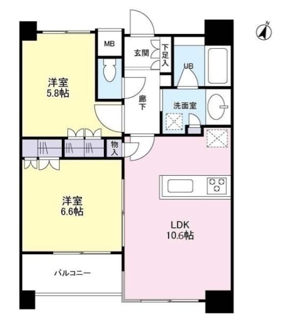 東京都墨田区吾妻橋１丁目 間取り