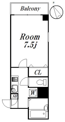 ブルーベル西荻 間取り図