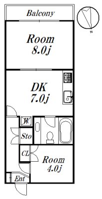 KS馬橋 間取り図