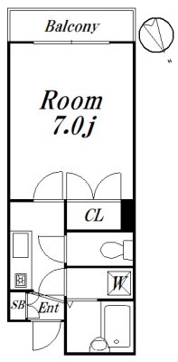 ロジェ高井戸　弐番館 間取り図