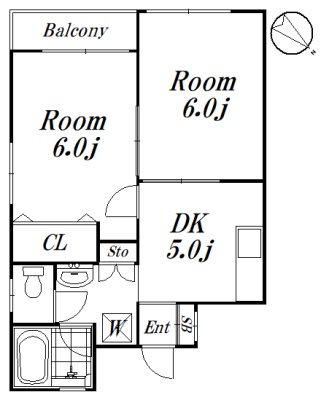 ハウスシャラ 205　募集終了号室 間取り
