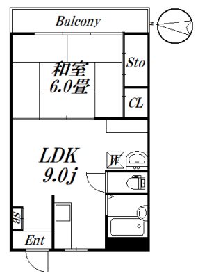 メゾン玉穂 間取り図