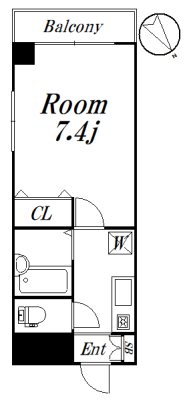 ロイヤルヒルズ 501　申込み有号室 間取り