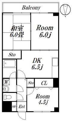 メルベーユ 503　募集終了号室 間取り