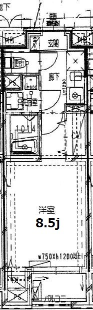 ミラコスタ高円寺 間取り図