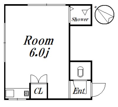 スズキコーポ 201　募集終了号室 間取り
