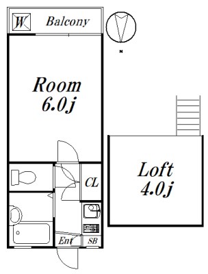 今川ミッドガーデンコーポ６ 103　申込み有号室 間取り