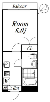 ヴェルデ吉祥寺 203　申込み有号室 間取り