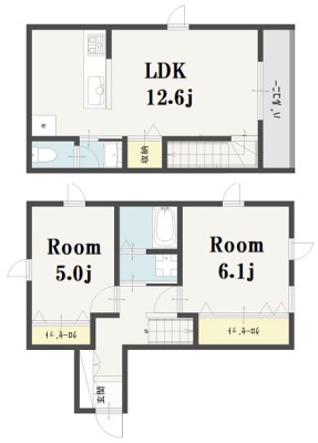 Imagawa Mid Garden Suite 107 募集終了号室 間取り