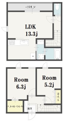 Imagawa Mid Garden Suite 110　募集終了号室 間取り