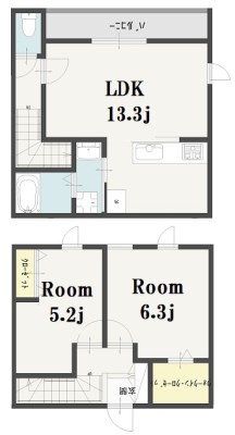Imagawa Mid Garden Suite 111号室 間取り