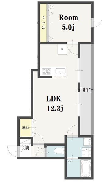 Imagawa Mid Garden Suite 212 募集終了号室 間取り